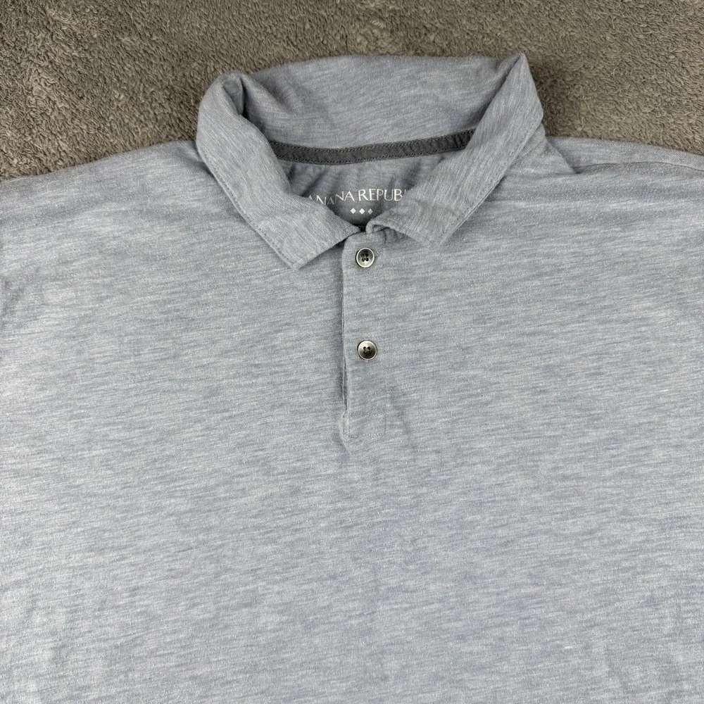 Banana Republic Vintage Polo Shirt Mens XL Blue‎ Short Sleeve